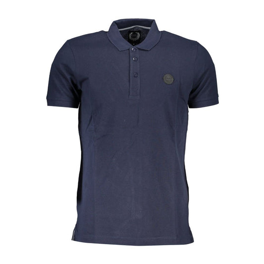 Gianmarco Venturi Blu Cotton Men Polo Gianmarco Venturi
