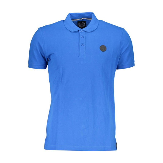 Gianmarco Venturi Blu Cotton Men Polo Gianmarco Venturi