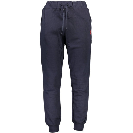 Gianmarco Venturi Blue Polyester Men's Track Pant Gianmarco Venturi