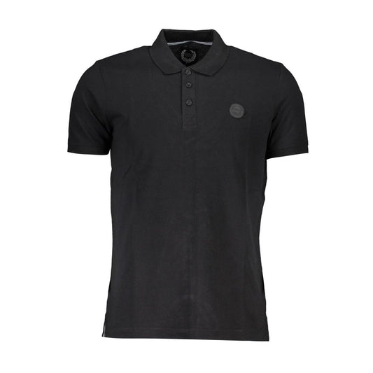 Gianmarco Venturi Black Cotton Men's Polo Shirt Gianmarco Venturi