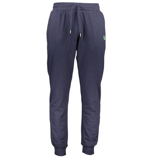 Gianmarco Venturi Blu Cotton Men's Sweatpant Gianmarco Venturi