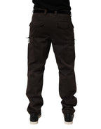 Dolce & Gabbana Brown Re- Edition Cotton Men Cargo Pants Dolce & Gabbana