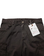 Dolce & Gabbana Brown Re- Edition Cotton Men Cargo Pants Dolce & Gabbana