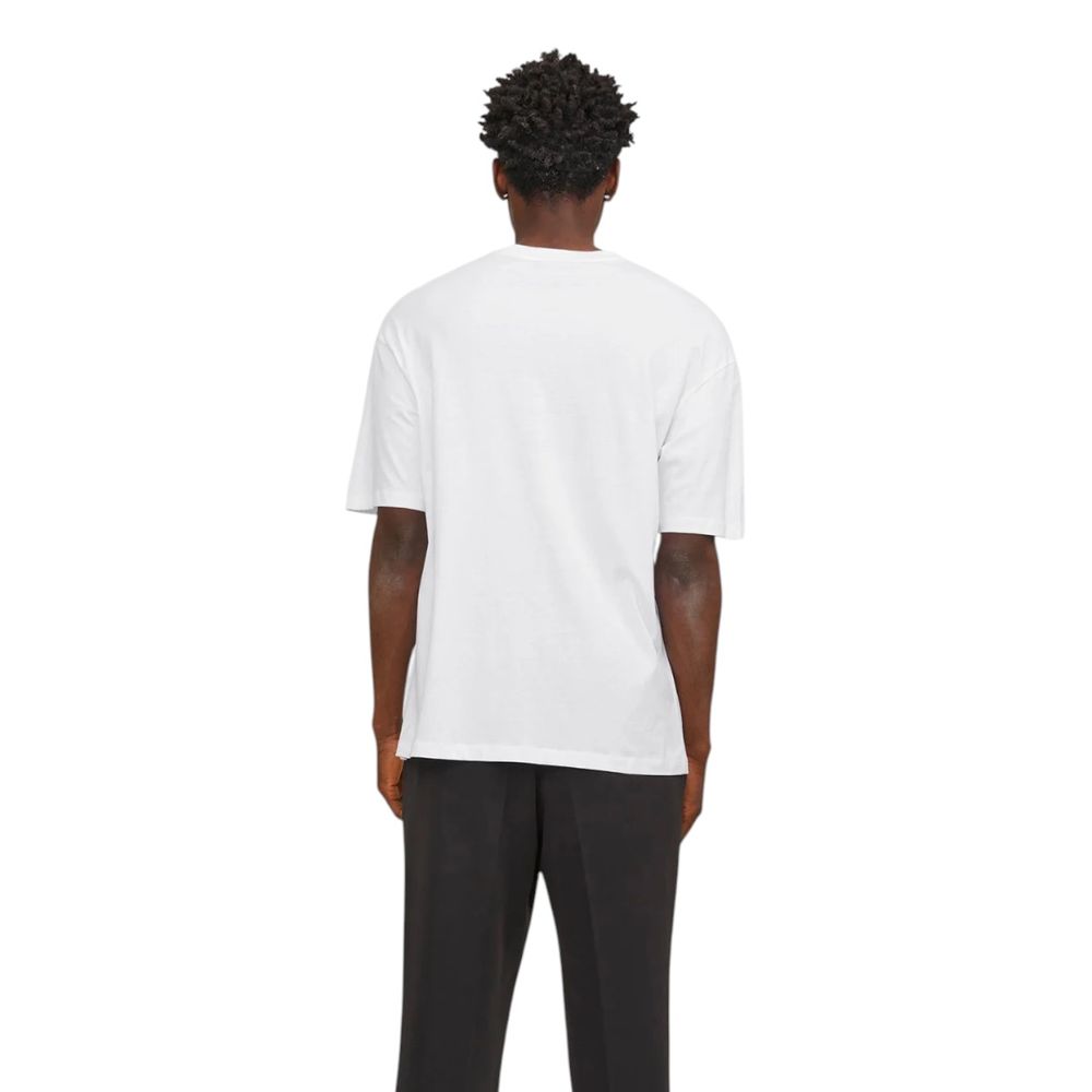 Jack Jones White Cotton T-Shirt Jack Jones