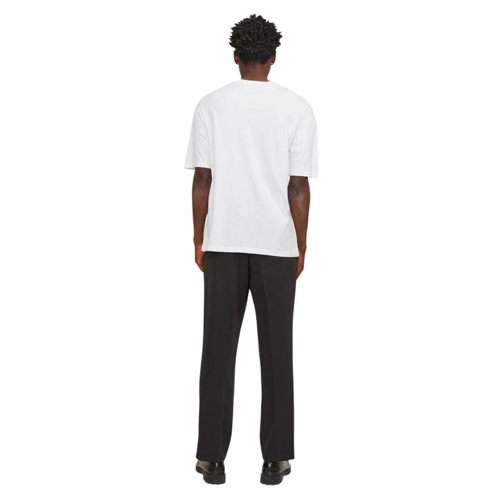 Jack Jones White Cotton T-Shirt Jack Jones