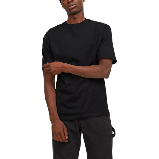 Jack Jones Black Cotton T-Shirt Jack Jones