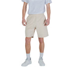 EA7 Emporio Armani Beige Cotton Bermuda Shorts - Eljoys Fashion 