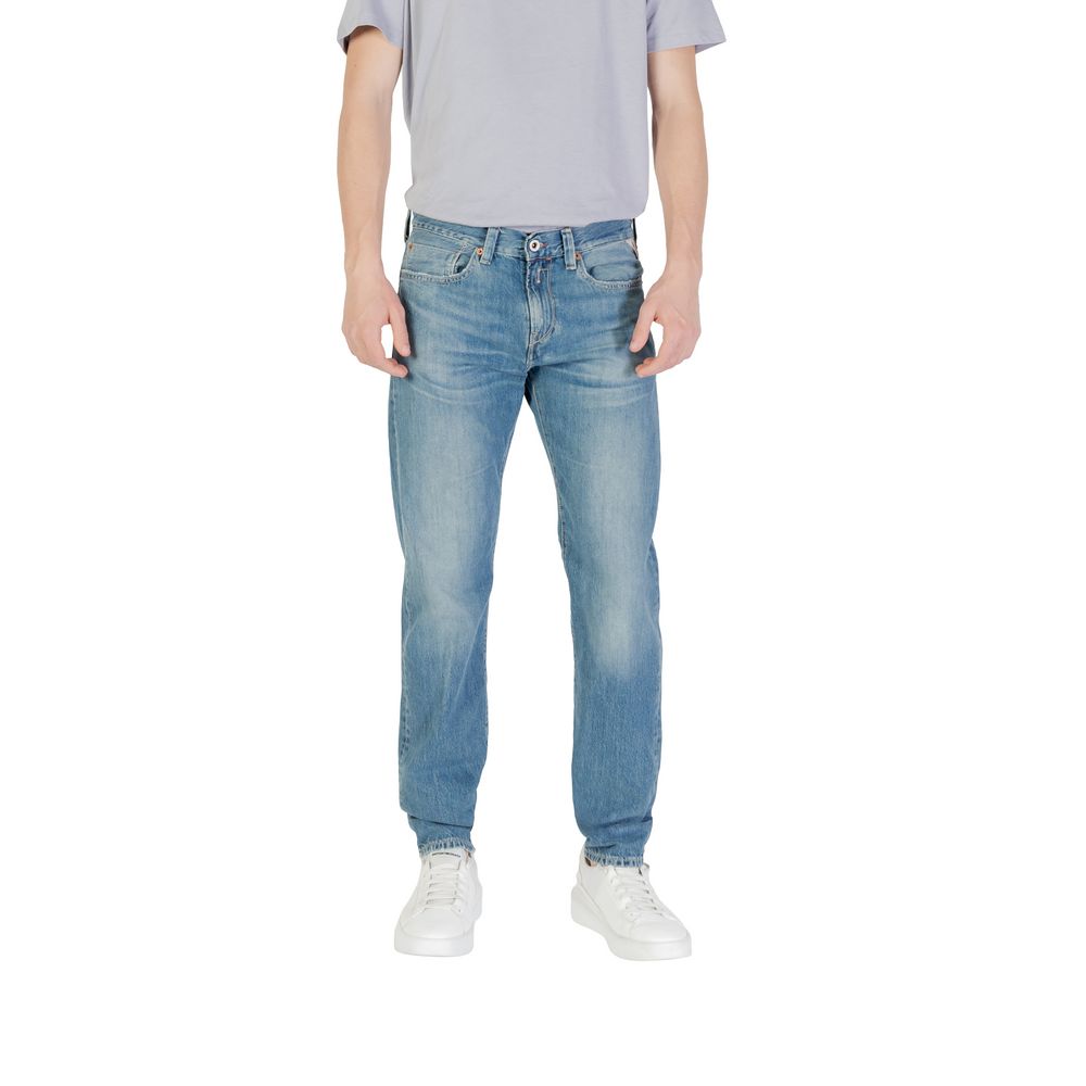 Replay Blue Cotton Skinny Jeans Replay