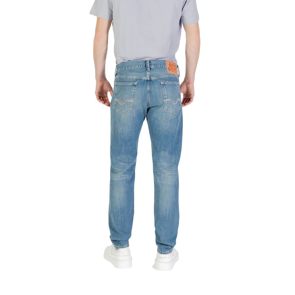 Replay Blue Cotton Skinny Jeans Replay