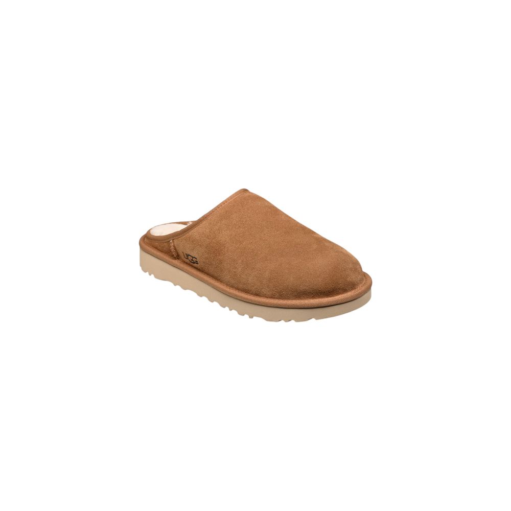 UGG Beige Suede Leather Clogs - Eljoys Fashion 