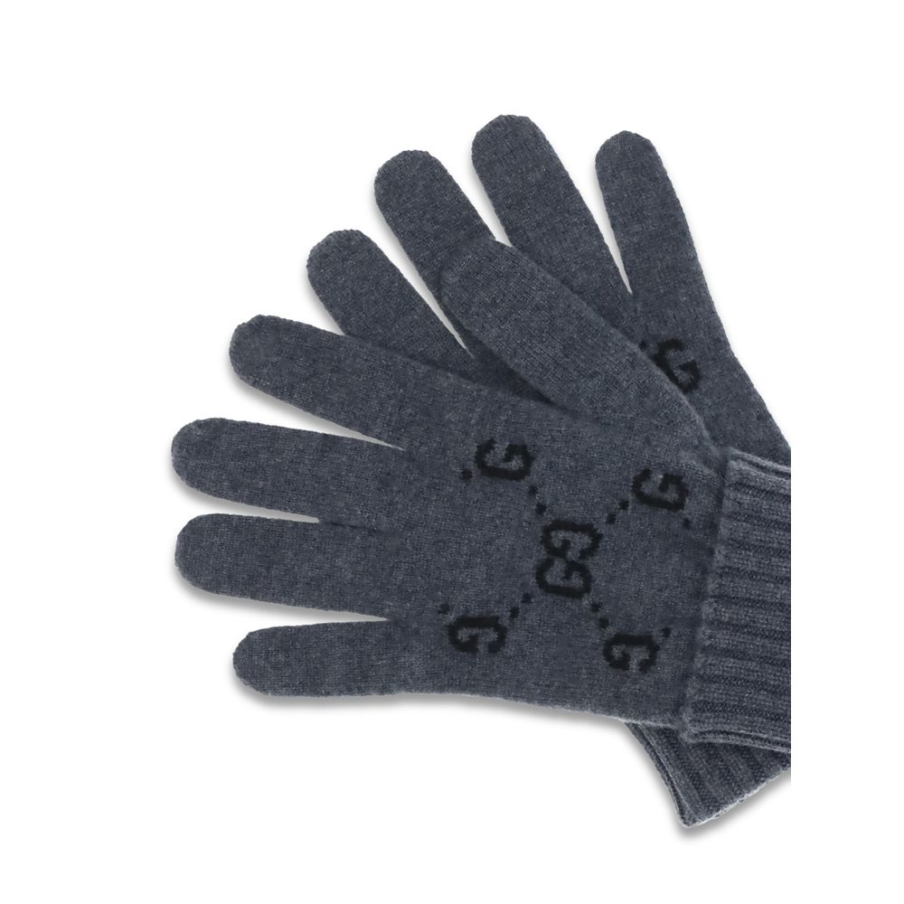 Gucci Gray Cashmere Gloves