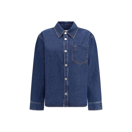 Ami Paris Ami de Coeur Cotton Denim overshirt Ami Paris