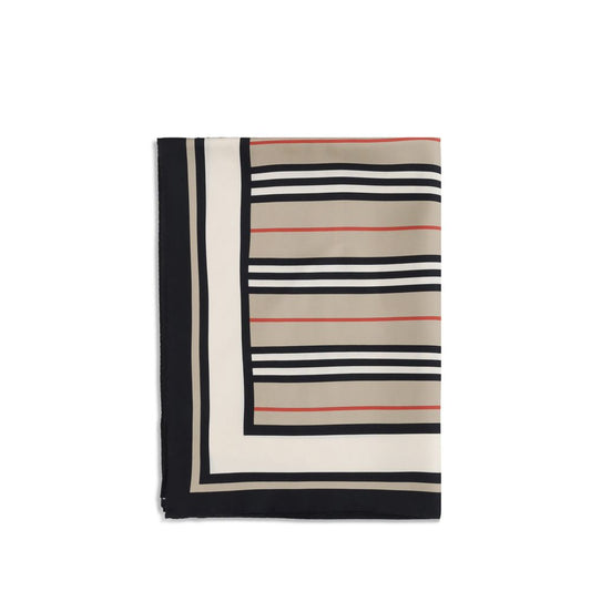 Burberry Beige Silk Scarf