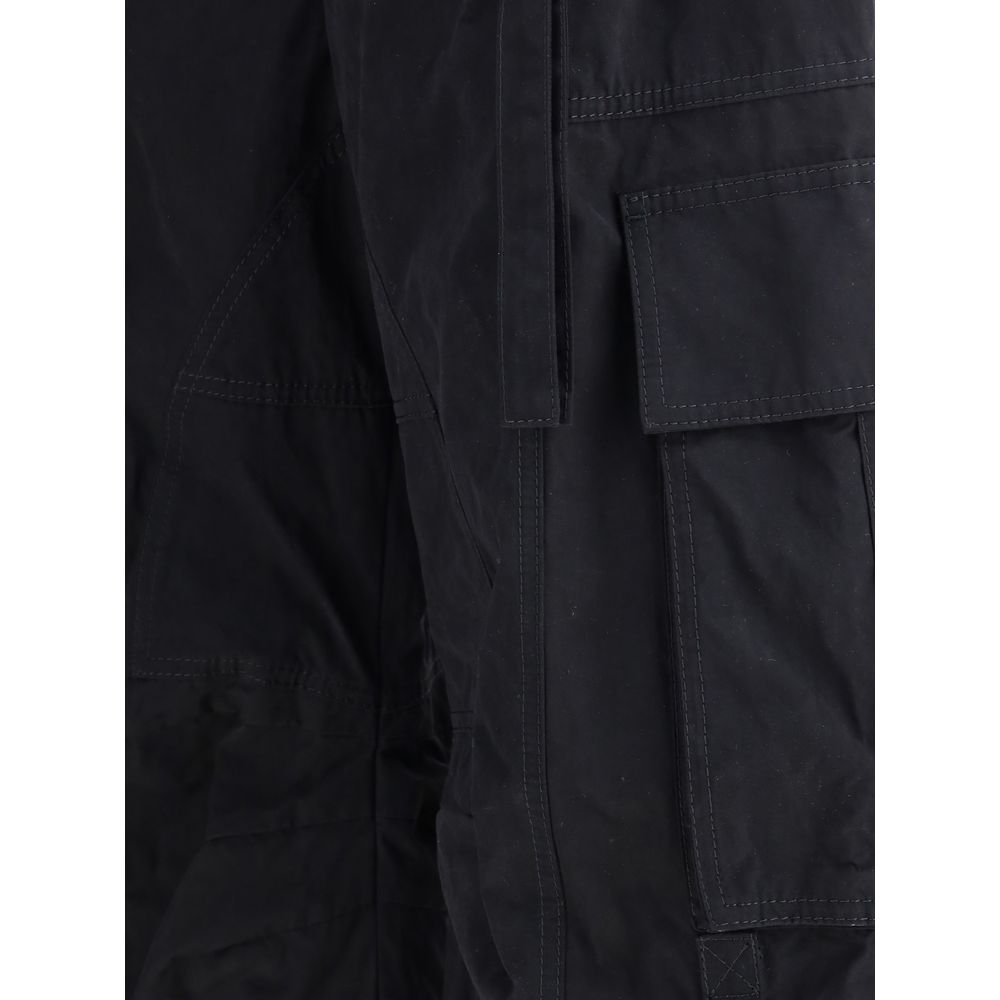 Dolce & Gabbana Black Cotton Cargo Pants
