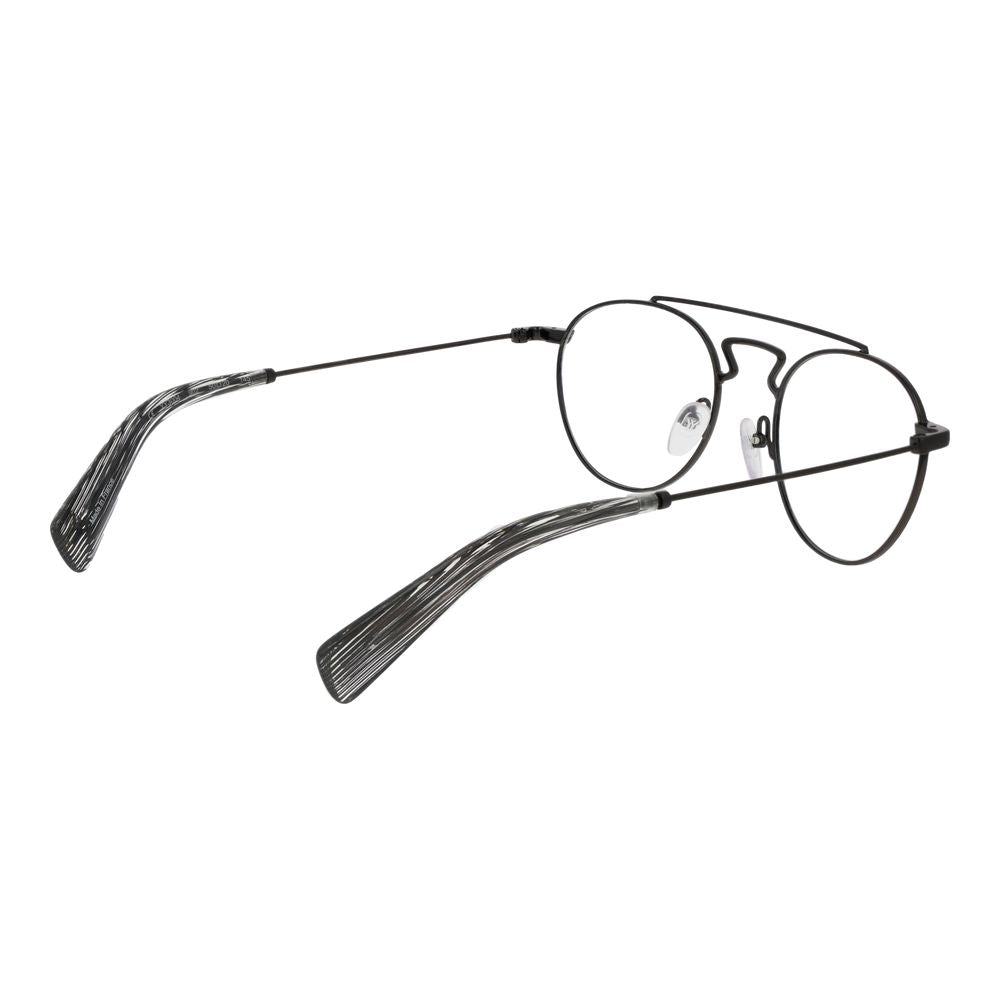 Yohji Yamamoto Black Metal Glasses Frames
