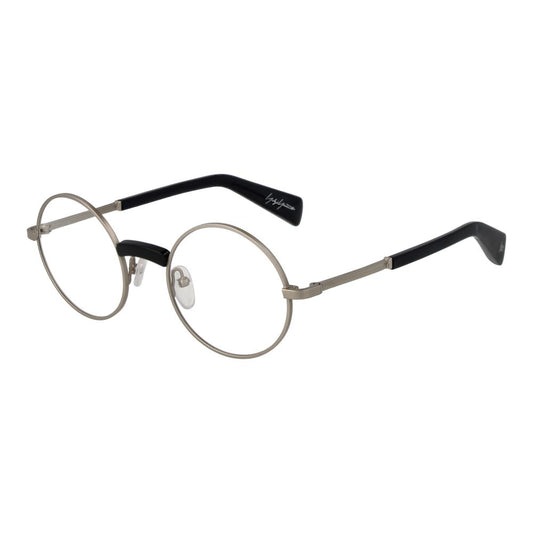 Yohji Yamamoto Silver Unisex Glasses Frame Yohji Yamamoto
