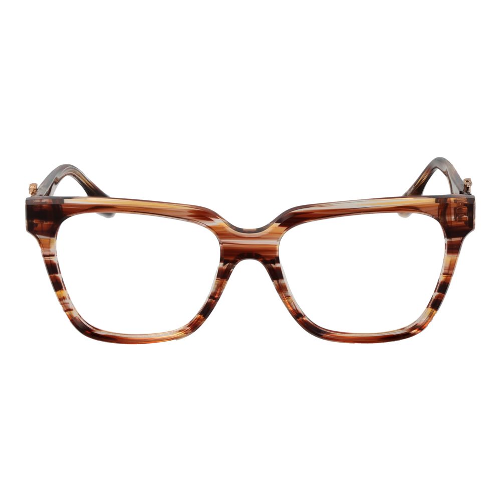 Trussardi Orange Acetate Glasses Frames