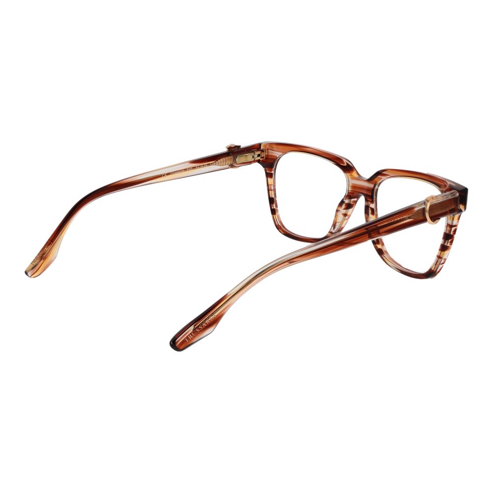 Trussardi Orange Acetate Glasses Frames