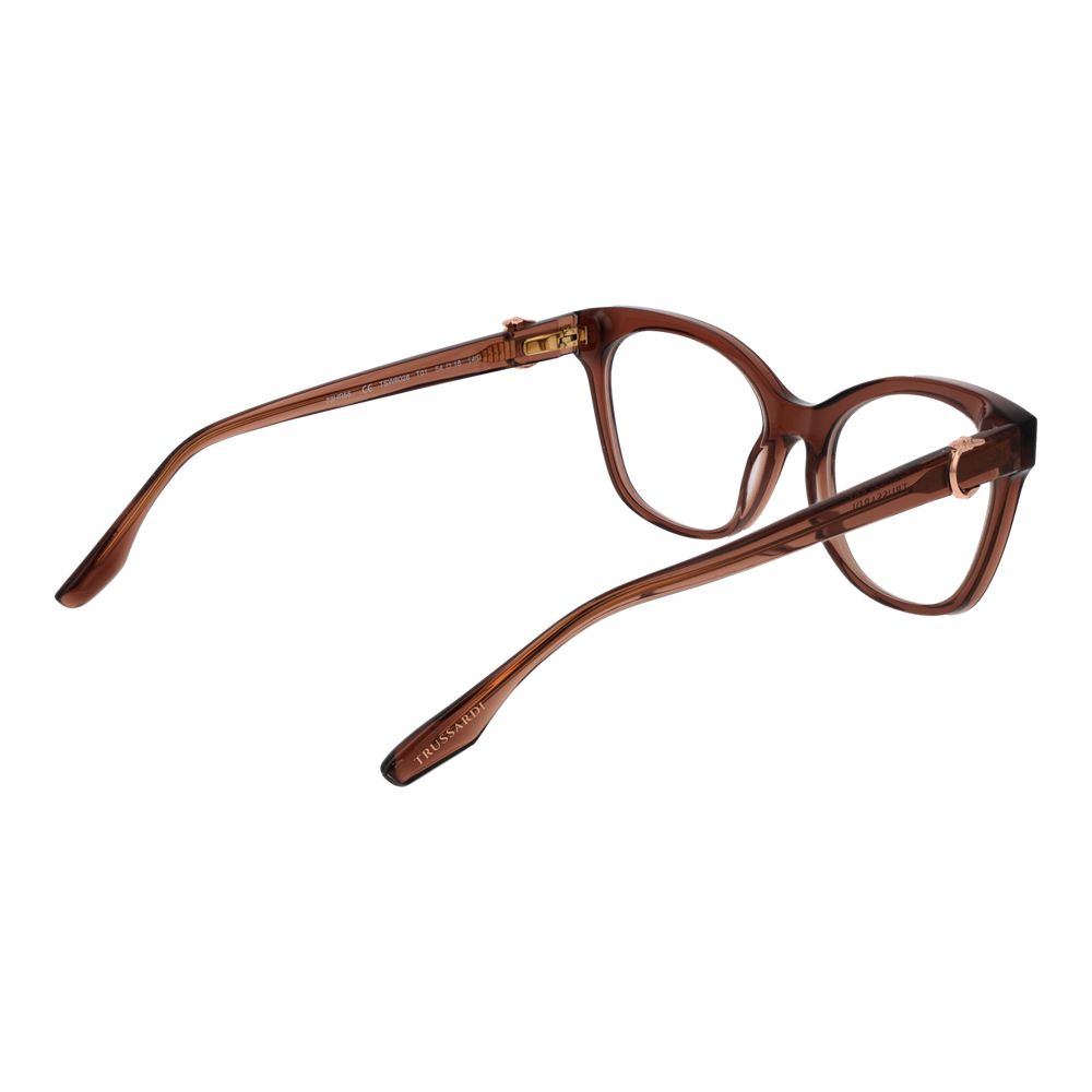 Trussardi Brown Acetate Glasses Frames
