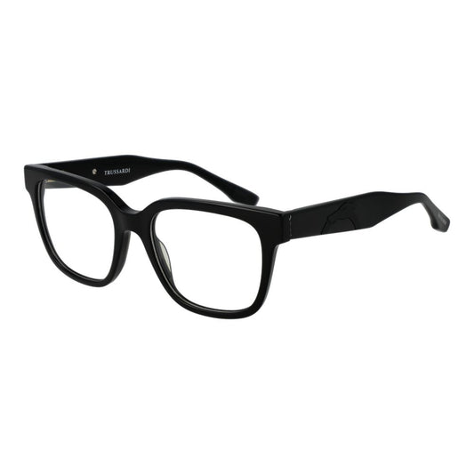 Trussardi Black Acetate Glasses Frames