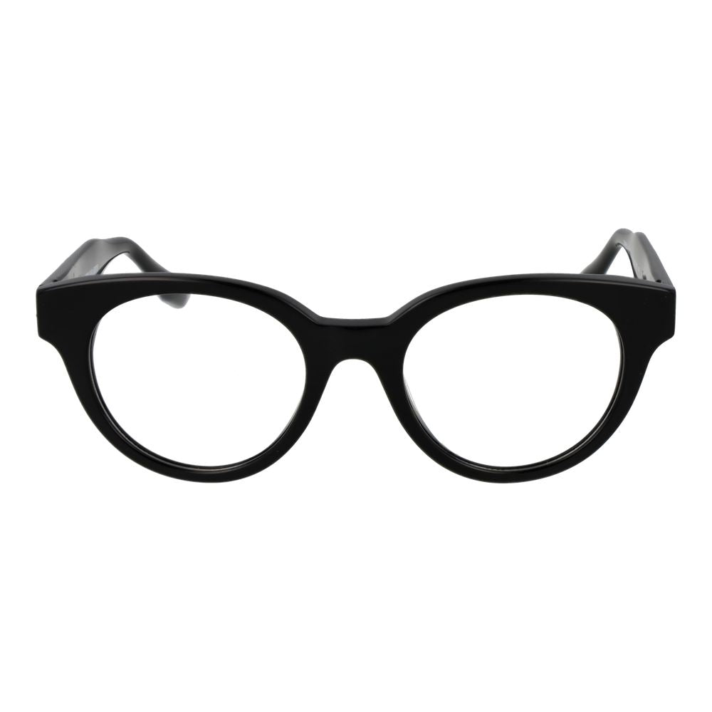 Trussardi Black Acetate Glasses Frames