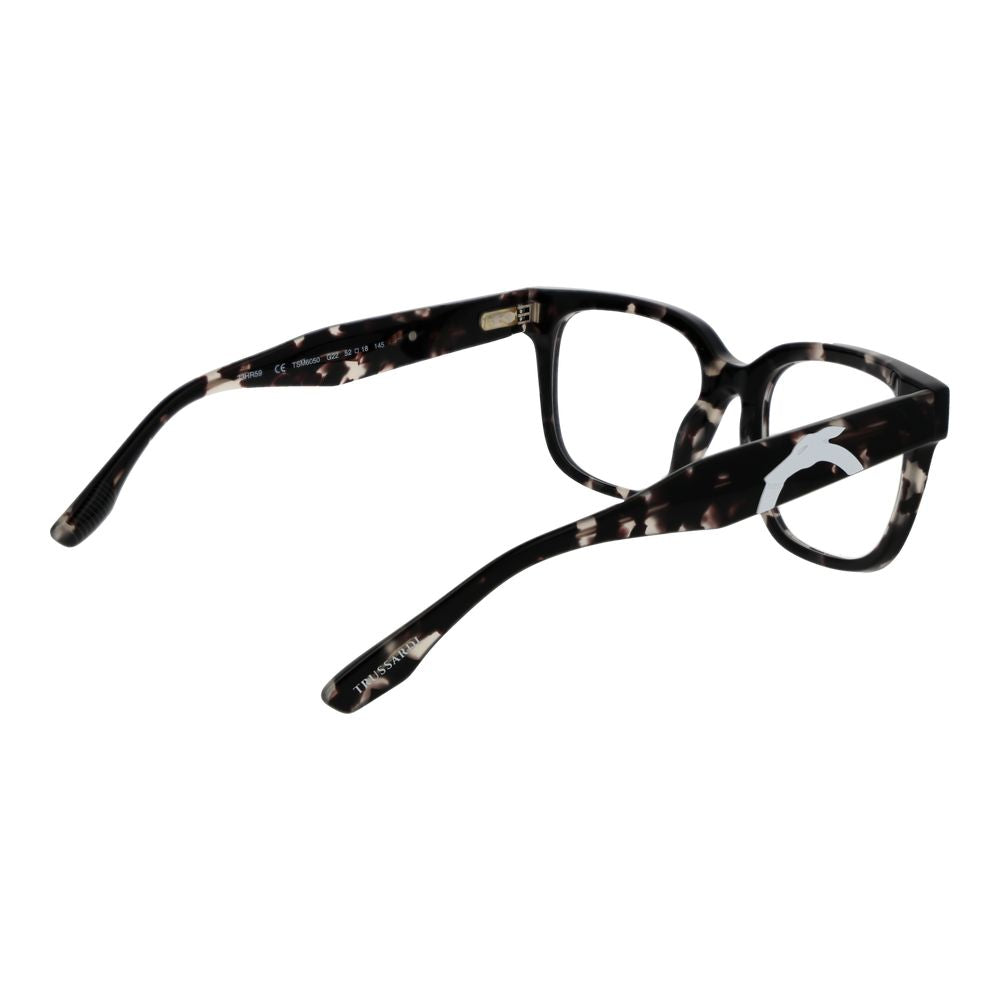 Trussardi Black Acetate Glasses Frames