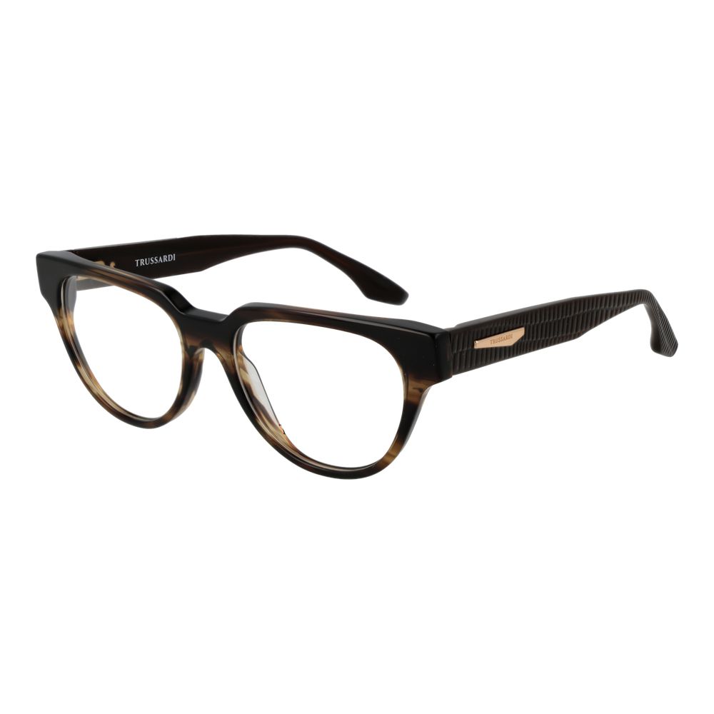 Trussardi Brown Acetate Glasses Frames