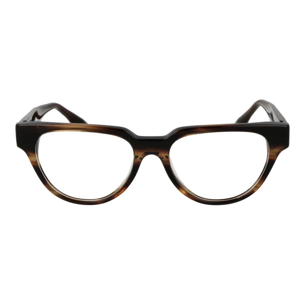 Trussardi Brown Acetate Glasses Frames