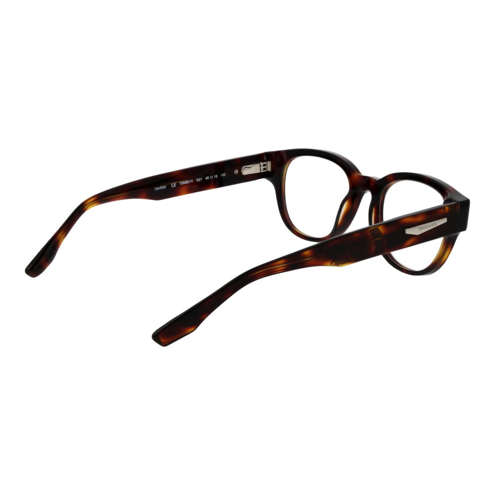 Trussardi Brown Acetate Glasses Frames