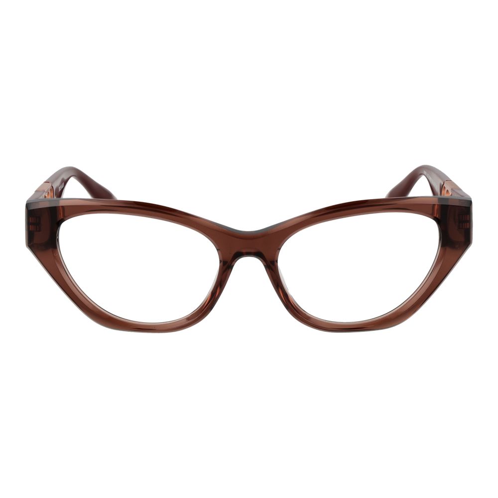 Trussardi Brown Acetate Glasses Frames