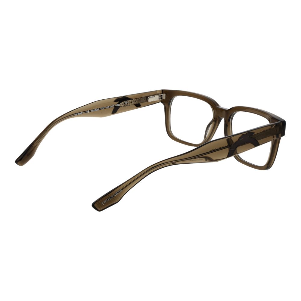 Trussardi Brown Unisex Glasses Frame Trussardi