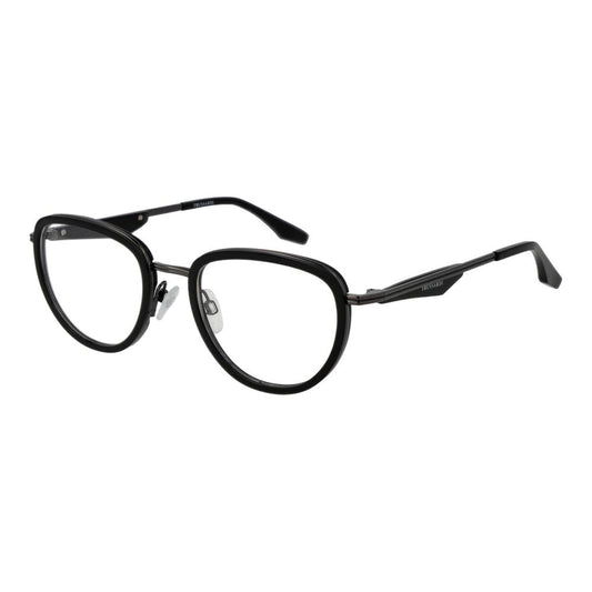 Trussardi Black Men Glasses Frame Trussardi