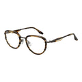 Trussardi Brown Metal & Plastic Glasses Frames