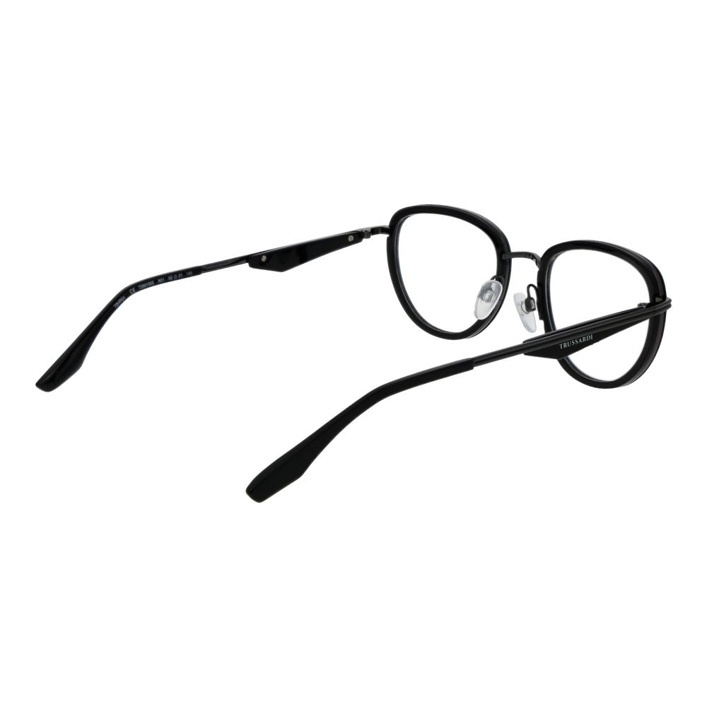 Trussardi Black Metal & Plastic Glasses Frames