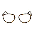 Trussardi Brown Metal & Plastic Glasses Frames