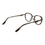 Trussardi Brown Metal & Plastic Glasses Frames