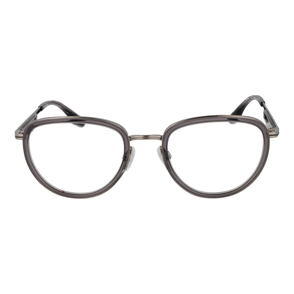 Trussardi Gray Metal Glasses Frames