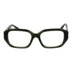 Trussardi bicolor acetate glasses frames with sleek design and stylish two-tone finish for modern eyewear fashion.