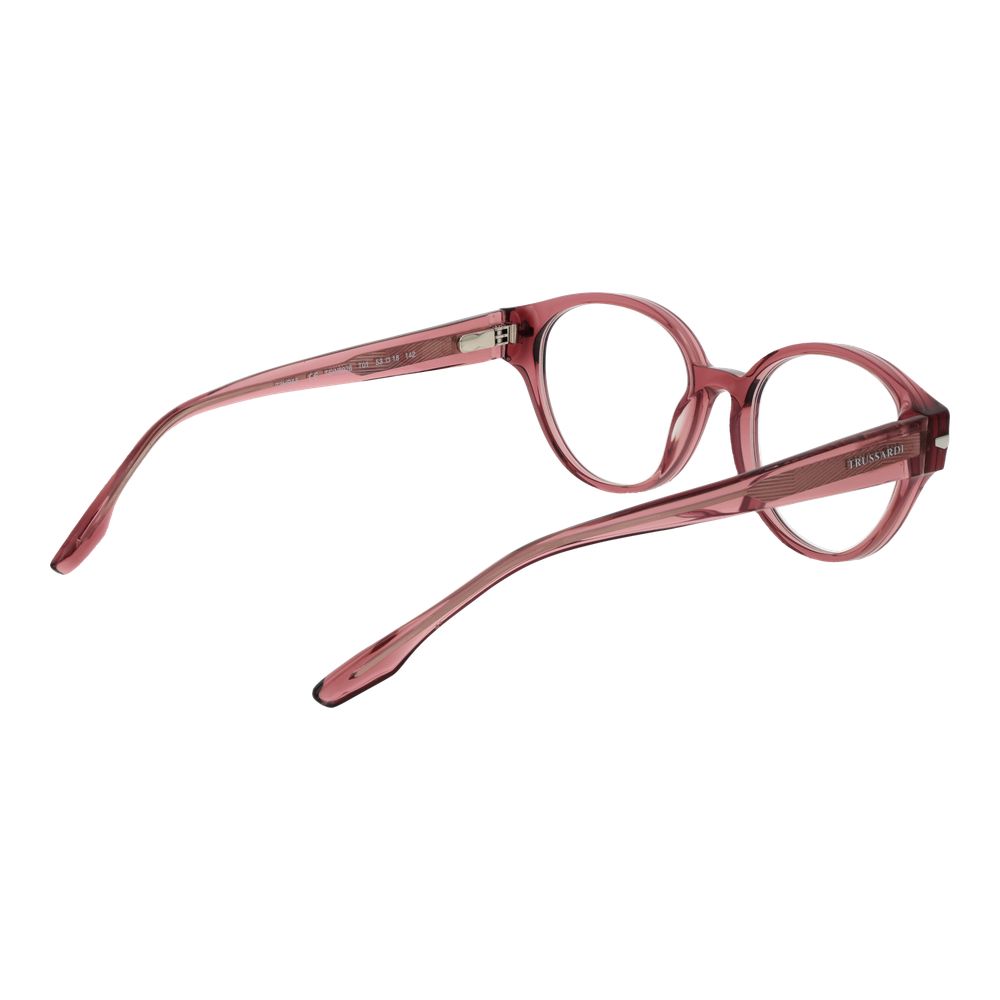 Trussardi Pink Acetate Glasses Frames