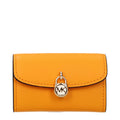 Michael Kors Orange Leather Wallet Michael Kors