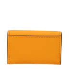 Michael Kors Orange Leather Wallet Michael Kors