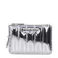 Michael Kors Gray Leather Wallet Michael Kors