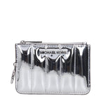 Michael Kors Gray Leather Wallet Michael Kors