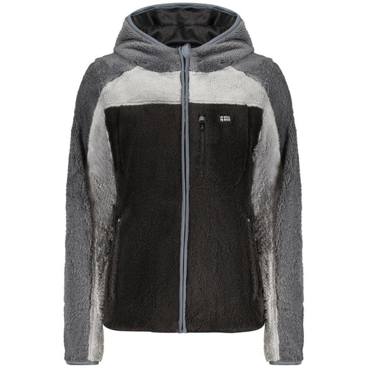 Norway 1963 Black Polyester Women's Sweatshirt with Hood Norway 1963