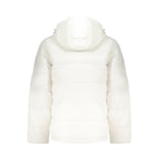 Calvin Klein Bianco Poliammide men's jacket shown in white with a sleek design and front zipper.