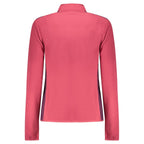 Norway 1963 pink polyester women's sweatshirt with a relaxed fit and crew neckline, casual style for everyday wear.