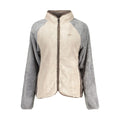 Norway 1963 beige polyester women's sweatshirt with a relaxed fit and round neckline, casual and comfortable for everyday wear.