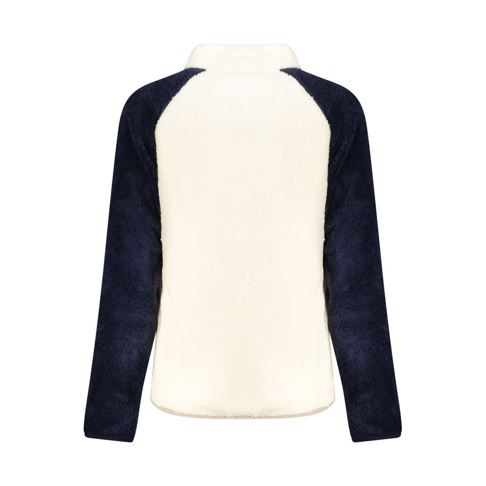 Norway 1963 Bianco polyester women's sweatshirt with a relaxed fit and crew neckline, in white fabric.