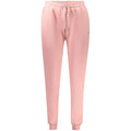 Pink cotton women's sweatpants by Norway 1963 with a relaxed fit and elastic waistband, casual and comfortable for everyday wear.