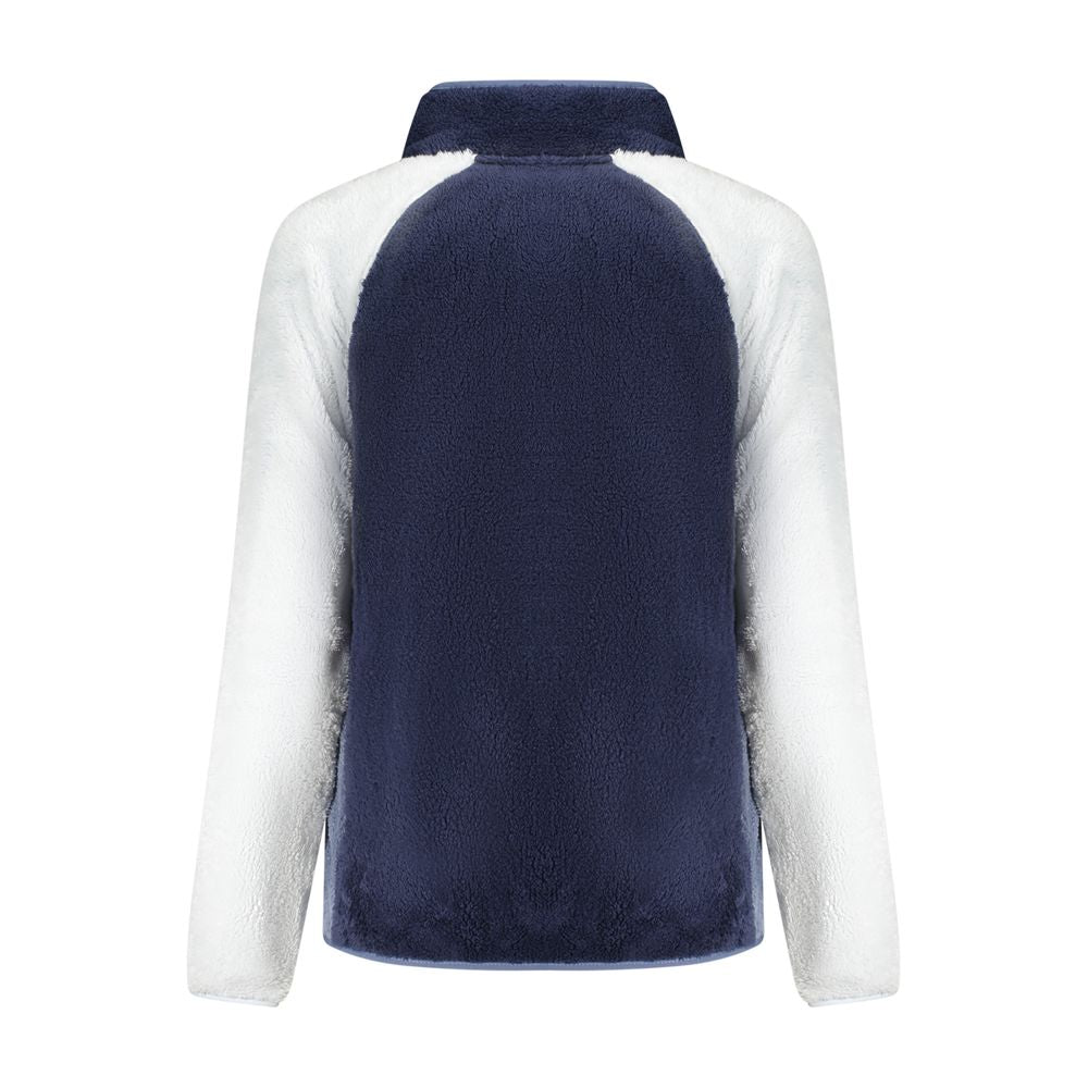 Norway 1963 blue polyester women's sweatshirt featuring a casual fit and minimal design, ideal for comfortable everyday wear.